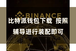 比特派钱包下载 按照辅导进行装配即可