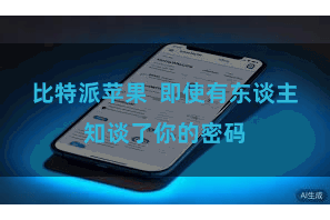 比特派苹果  即使有东谈主知谈了你的密码